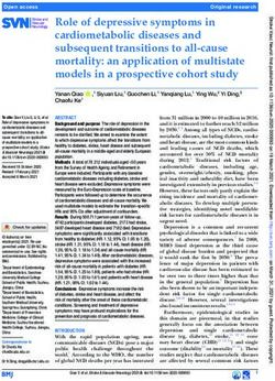 Role of depressive symptoms in cardiometabolic diseases and subsequent transitions to all-cause mortality: an application of multistate models in ...
