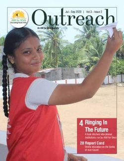 4 Ringing In The Future - Report Card A look into two educational institutions run by AIM for Seva