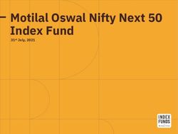 Motilal Oswal Nifty Next 50 Index Fund - 31st July, 2021