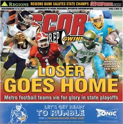 Regions bank salutes state champs - NOVEMBER 12-18, 2010