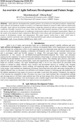 An overview of Agile Software Development and Future Scope - iosrjen