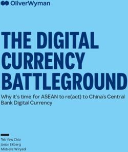 THE DIGITAL CURRENCY BATTLEGROUND - Why it's time for ASEAN to re(act) to China's Central Bank Digital Currency - Oliver Wyman