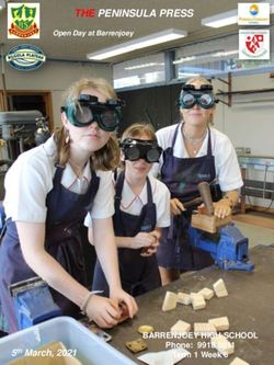 THE PENINSULA PRESS - BARRENJOEY HIGH SCHOOL - Peninsula Press Barrenjoey