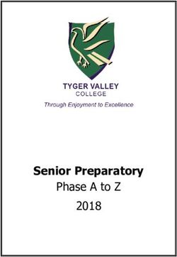Senior Preparatory Phase A to Z 2018 - Tyger Valley College