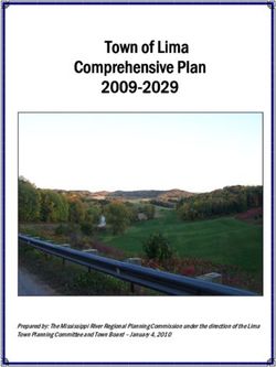 Town of Lima Comprehensive Plan 2009-2029 - Prepared by: The Mississippi River Regional Planning Commission under the direction of the Lima Town ...