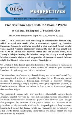 France's Showdown with the Islamic World