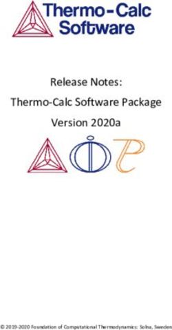 Release Notes: Thermo-Calc Software Package Version 2020a