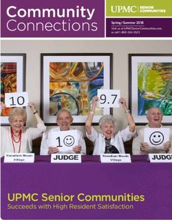 Community Connections Visit us at UPMCSeniorCommunities.com, UPMC Senior Communities
