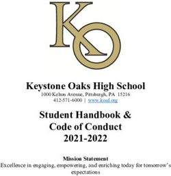 Keystone Oaks High School Student Handbook & Code of Conduct 2021-2022 - Mission Statement - Keystone Oaks ...