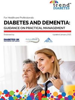 DIABETES AND DEMENTIA: GUIDANCE ON PRACTICAL MANAGEMENT For Healthcare Professionals: Trend Diabetes