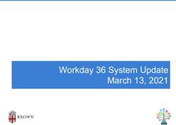 Workday 36 System Update March 13, 2021