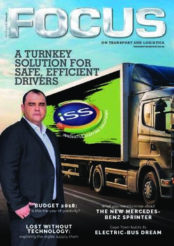 A turnkey solution for sAfe, efficient drivers - Focus on ...