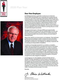 Employee Benefit Highlights - 2020 Plan Year - Gwinnett County Public Schools