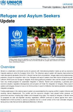 Refugee and Asylum Seekers Update - UNHCR