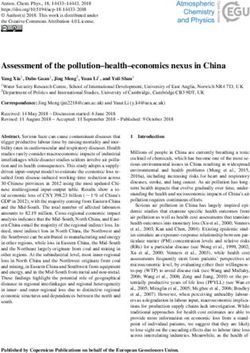 Assessment of the pollution-health-economics nexus in China