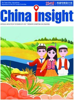 The Press Offi ce, International Department of the CPC Central Committee - SPECIAL ISSUE FOR "STORIES OF CPC" THEMATIC BRIEFING ON XINJIANG ...