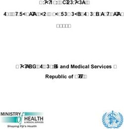 Clinical Guidelines for Diagnosis and Management of Leptospirosis 2016 Ministry of Health and Medical Services - Republic of Fiji - Ministry of ...