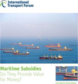 Maritime Subsidies Do They Provide Value for Money? - Case-Specific Policy Analysis - International Transport Forum