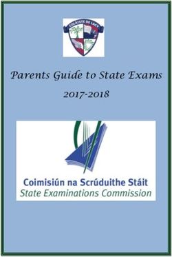 Parents Guide to State Exams 2017-2018 - Coláiste De Lacy
