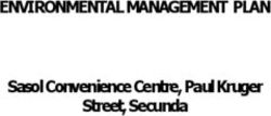 ENVIRONMENTAL MANAGEMENT PLAN - Sasol Convenience Centre, Paul Kruger Street, Secunda