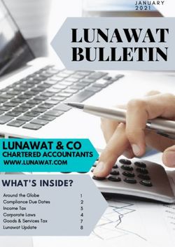 LUNAWAT BULLETIN - LUNAWAT & CO CHARTERED ACCOUNTANTS WWW.LUNAWAT.COM - Lunawat & Co