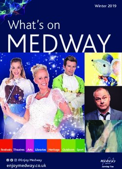 MEDWAY What's on Winter 2019 - Medway Council