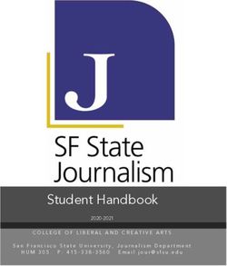 Student Handbook - SFSU Journalism Department
