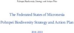 The Federated States of Micronesia Pohnpei Biodiversity Strategy and Action Plan 2018-2023 - Federated States of ...