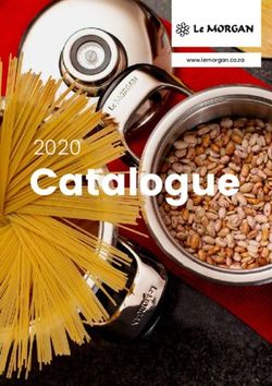 Catalogue 2020 www.lemorgan.co.za - Le Morgan