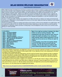 MILAN SENIOR WELFARE ORGANISATION