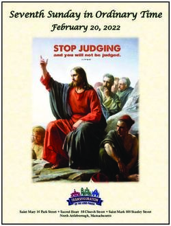 Seventhh Sundayy inn Ordinaryy Time - Februaryy 20,, 20222 - Saint Mary 14 Park Street + Sacred Heart 58 Church Street + Saint Mark 105 Stanley ...