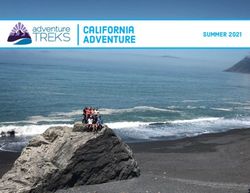 California Adventure SUMMER 2021 - Adventure Treks