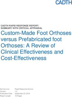 Custom-Made Foot Orthoses versus Prefabricated foot Orthoses: A Review of Clinical Effectiveness and Cost-Effectiveness - Cadth