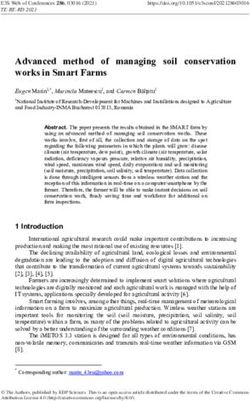 Advanced method of managing soil conservation works in Smart Farms