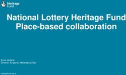 Title National Lottery Heritage Fund Place-based collaboration - Anne Jenkins Director, England, Midlands & East