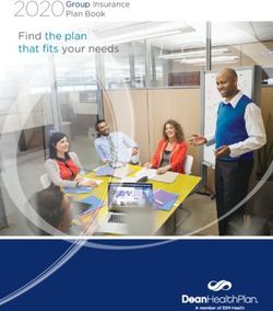 2020Group Insurance Find the plan that fits your needs - Dean Health Plan