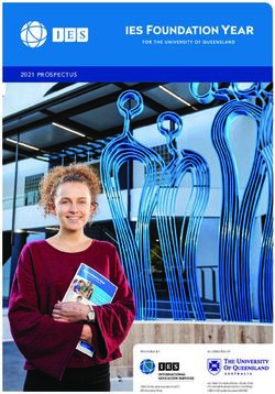 2021 PROSPECTUS - IES Foundation Year