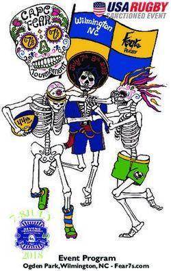 Event Program Ogden Park, Wilmington, NC - Fear7s.com - Cape Fear 7s