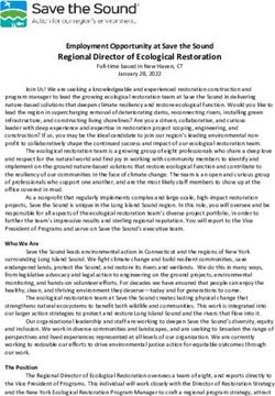 Regional Director of Ecological Restoration - Save the Sound