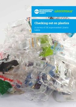 Checking out on plastics - A survey of UK supermarkets' plastic habits - Environmental Investigation Agency