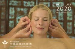PRICE LIST - Ayurveda Parkschlösschen