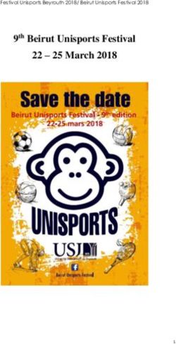 9th Beirut Unisports Festival 22 - 25 March 2018 - USJ
