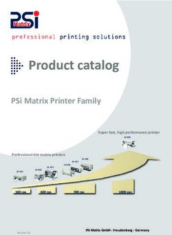 Product catalog - PSi Matrix