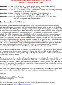 "Moosewatch" (The Wolves and Moose of Isle Royale)