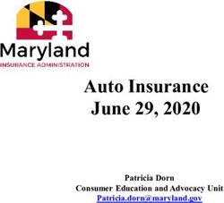 Auto Insurance June 29, 2020 - Patricia Dorn Consumer Education and Advocacy Unit - Maryland Insurance ...