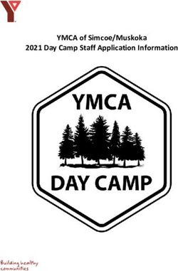 YMCA of Simcoe/Muskoka 2021 Day Camp Staff Application Information