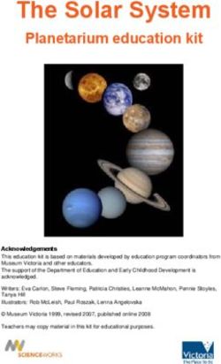 The Solar System Planetarium education kit