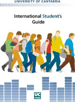 International Student's Guide - UNIVERSITY OF CANTABRIA - Universidad de Cantabria