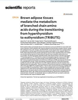 Brown adipose tissues mediate the metabolism of branched chain amino acids during the transitioning from hyperthyroidism to euthyroidism (TRIBUTE)