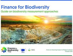 Finance for Biodiversity - Guide on biodiversity measurement approaches - Annex on Assessing Impact to Pledge Guidance October 2021
